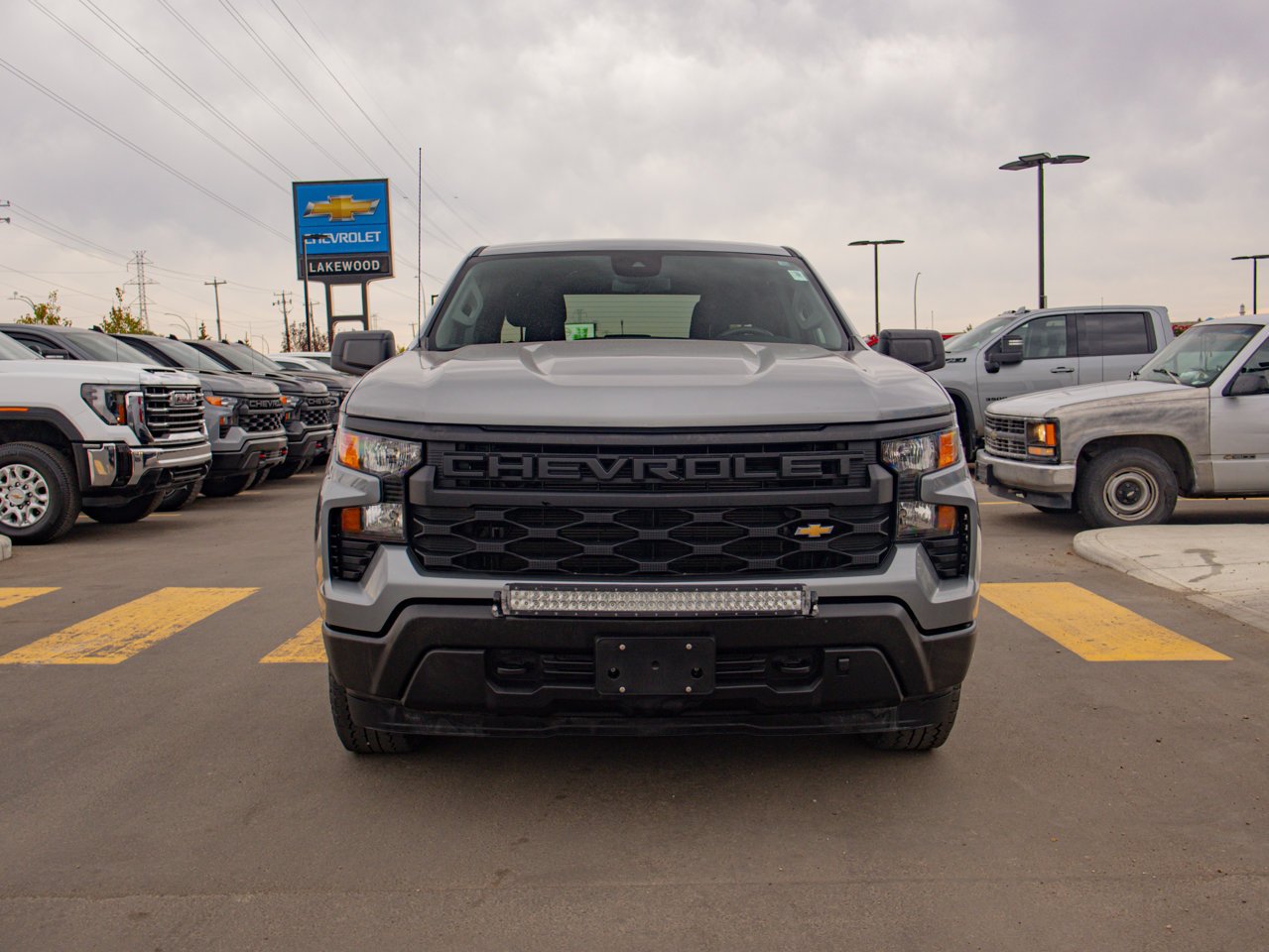 2023 Chevrolet Silverado 1500 4WD Crew Cab 147 Work Truck Grey Sherwood Park - photo #2