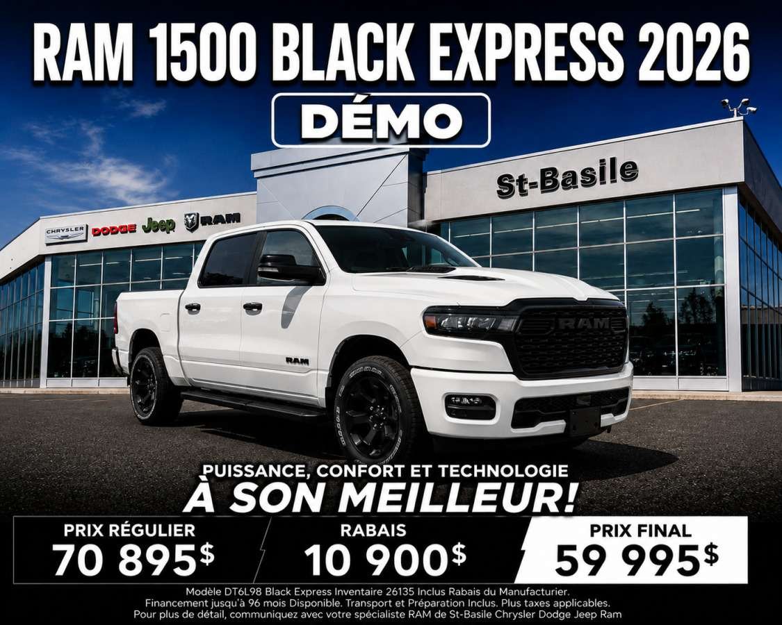 Ram 1500 2026 Blanc Saint-Basile-le-Grand - photo #1