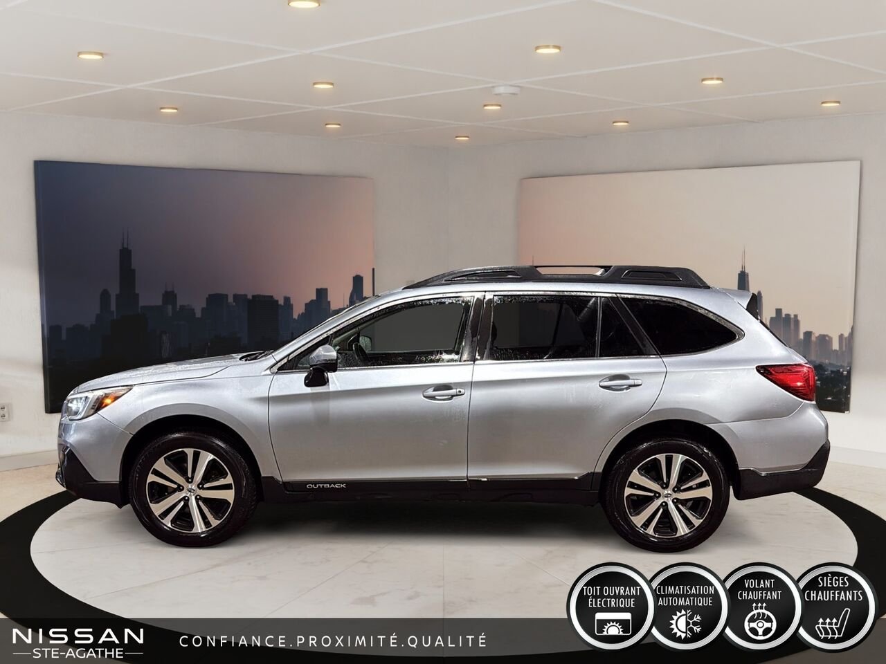 2018 Subaru Outback LIMITED TI | JAMAIS ACCIDENTÉ | CUIR | TOIT OUVRANT | NAVIGATION | EYESIGHT Silver Saint-Jérôme - photo #5