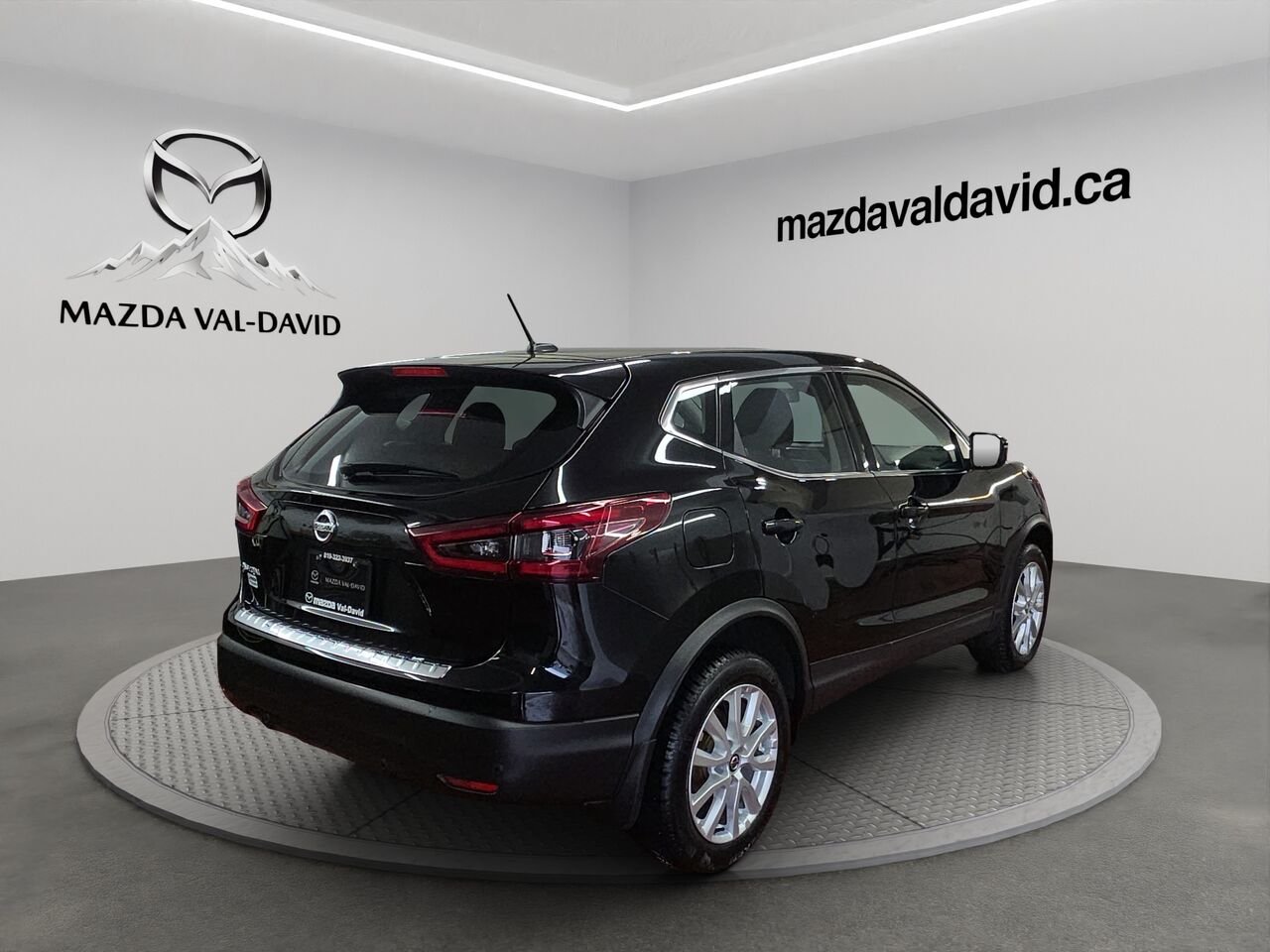 Nissan Qashqai S TA CVT, Cruise control, commande audio au volant, détecteur d'angles morts 2023 Noir Val-David - photo #22