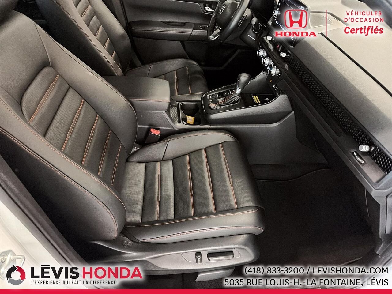 2025 Honda CR-V hybride EX-L Traction Intégrale White Lévis - photo #4