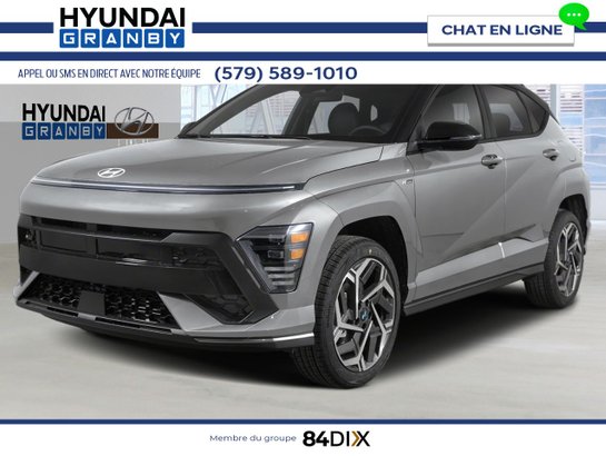 HYUNDAI Kona 1.6T N Line TI avec toit bicolore 2026 Gris cybernétique avec toit Noir abyssal