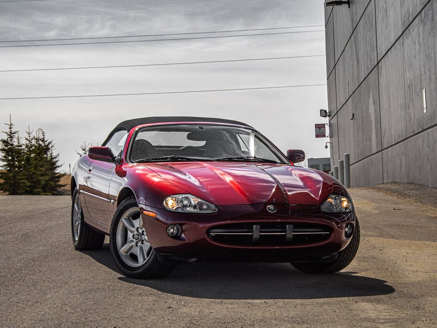 1997 Jaguar XK8 Orange