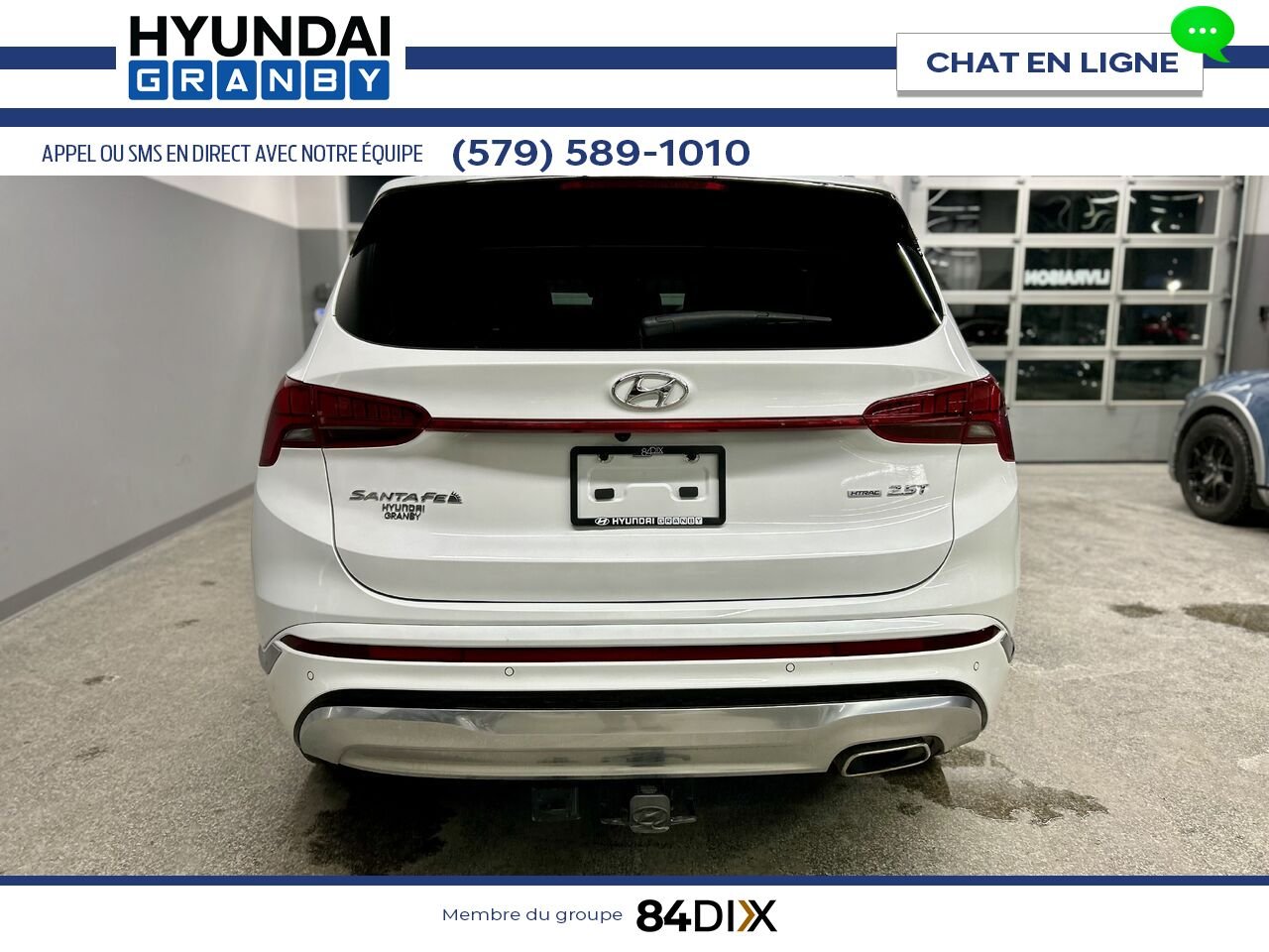 2022 Hyundai Santa Fe White Granby - photo #5