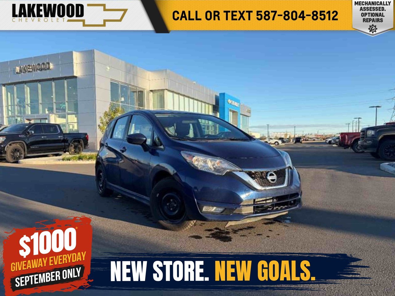 2017 Nissan Versa Note 5dr HB Auto 1.6 SV Blue Sherwood Park - photo #0
