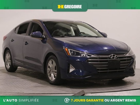 2019 Hyundai Elantra PREFERRED AUTO AC GR ELECT MAGS CAM RECUL BLEUTOOT Blue
