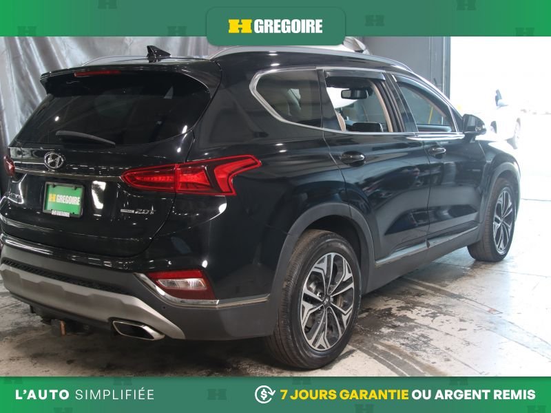 Hyundai Santa Fe 821912 | Ultimate AWD AUTO A/C MAGS CUIR TOIT NAV CAM RECUL 2020 Noir Laval - photo #7