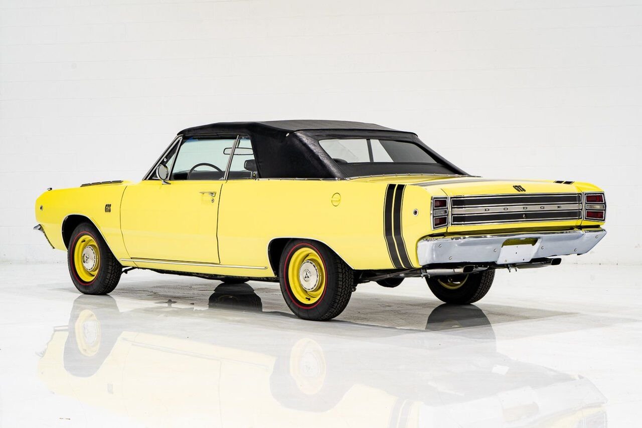 Dodge Dart *PRIX EN USD* GTS Conv Matching #s 340 cu in With Original Built Sheet 1968 Jaune Montréal - photo #85