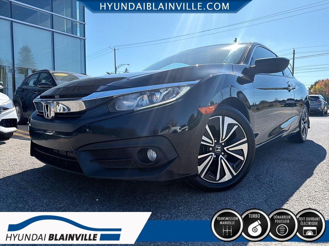 Honda Civic Coupé 2017 Noir Blainville - photo #0