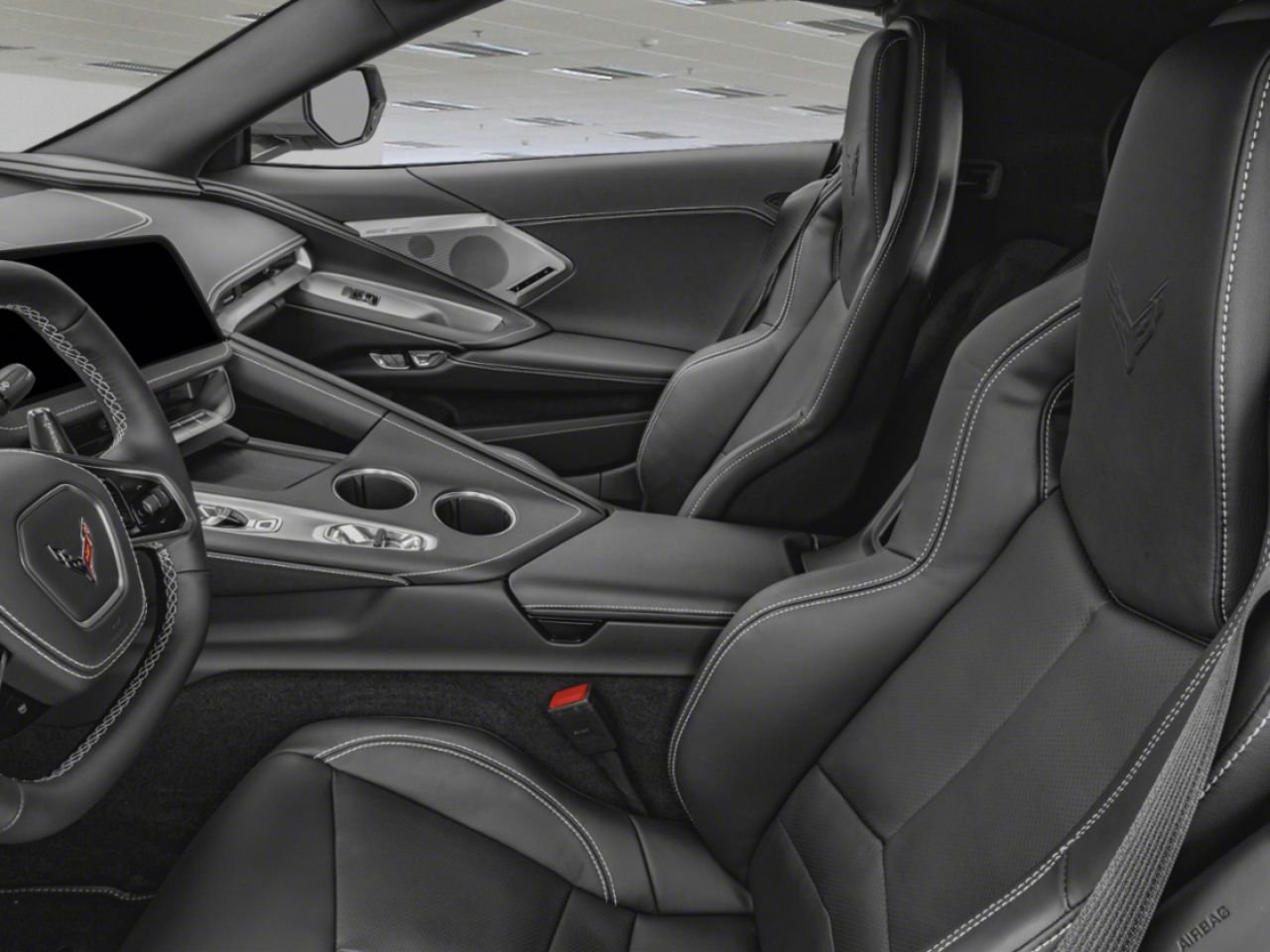 CHEVROLET Corvette CORVETTE STINGRAY COUPE 1LT (1LT) | 27-0165 2027 Noir Granby - photo #7