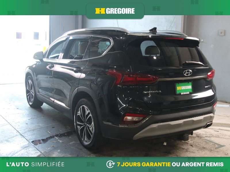 Hyundai Santa Fe 821912 | Ultimate AWD AUTO A/C MAGS CUIR TOIT NAV CAM RECUL 2020 Noir Laval - photo #4