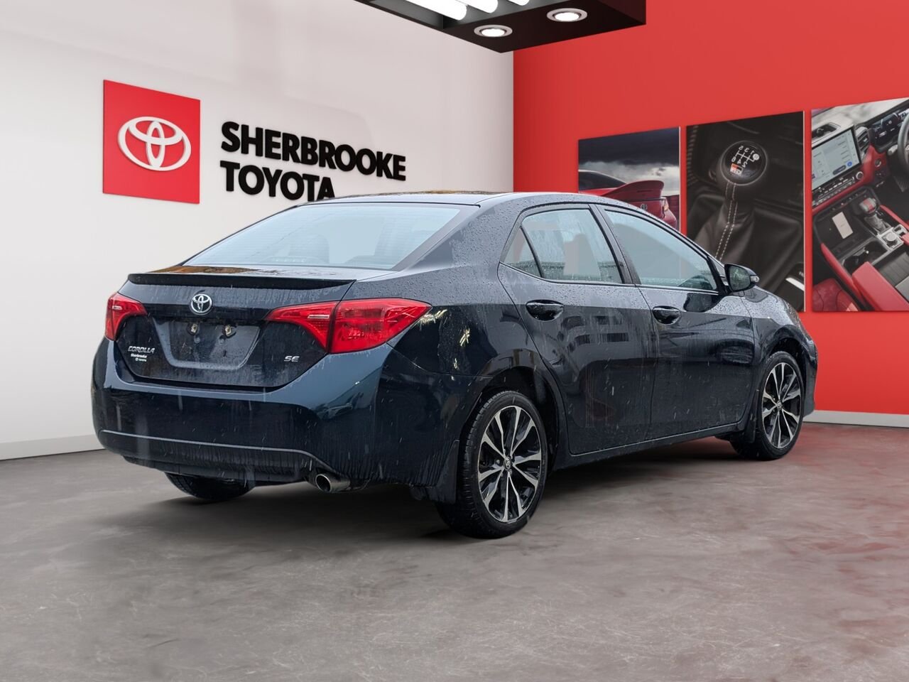 2017 Toyota Corolla 2T1BURHE7HC925281 Blue Sherbrooke - photo #3