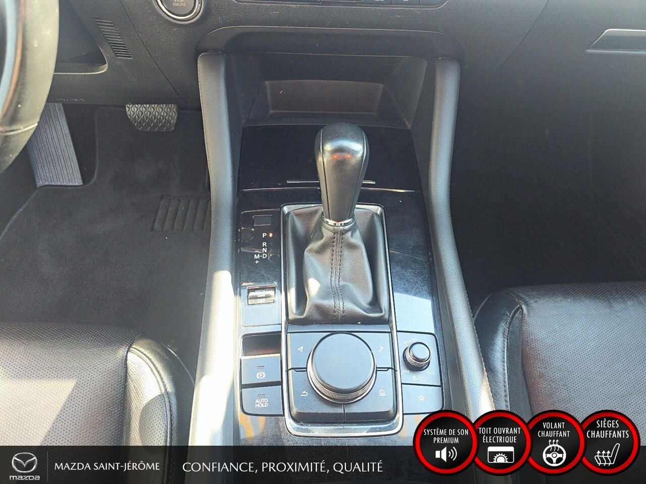 Mazda Mazda3 Sport GT | 30 000 KM | CUIR | TOIT OUVRANT | NAVIGATION 2022 Noir Saint-Jérôme - photo #19