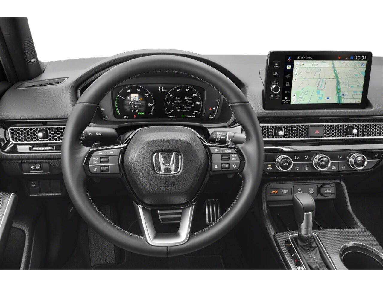 Honda Civic Sedan Hybrid Sport Touring CVT Sedan 2027 Crystal Black Pearl Ottawa & Gatineau - photo #9