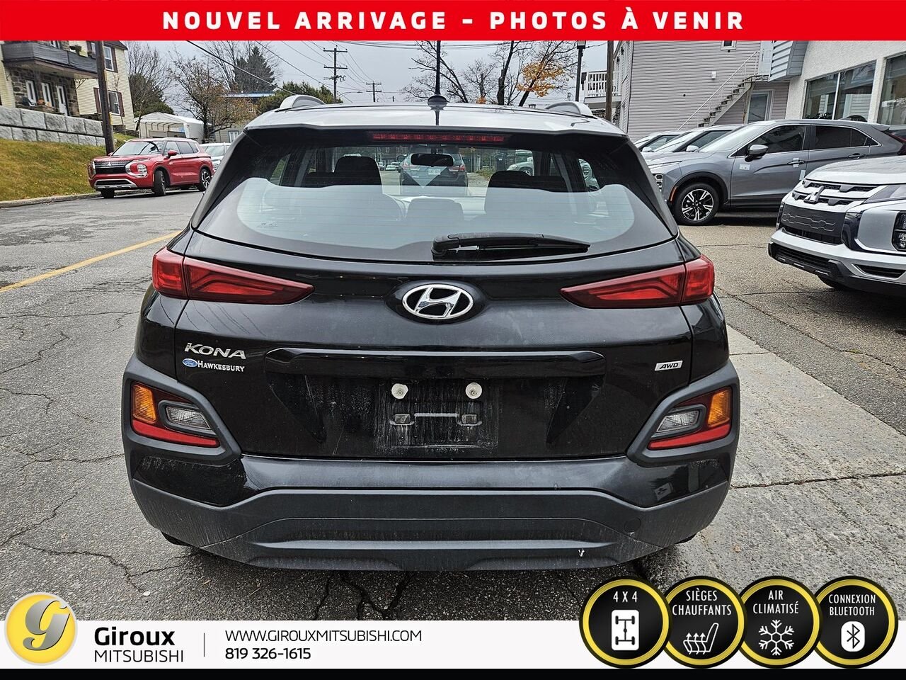 2021 HYUNDAI KONA Black Sainte-Agathe-des-Monts - photo #3