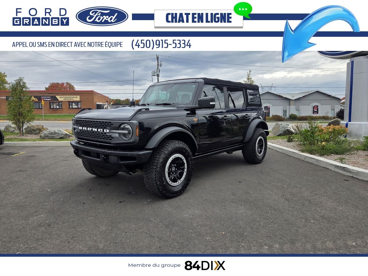 2021 Ford Bronco Black Granby - photo #2