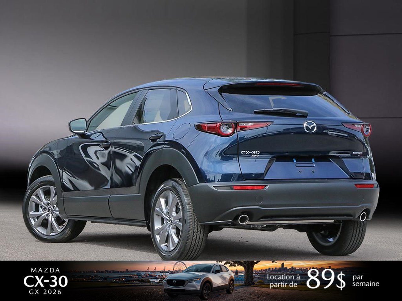 2026 Mazda CX-30 3MVDMBCL8TM229887 Deep Crystal Blue Mica Mirabel - photo #3