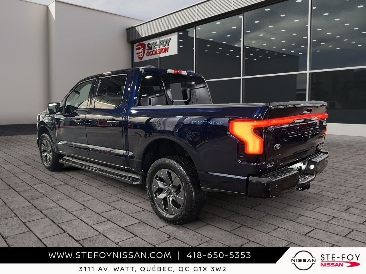 Ford F-150 Lightning GROUPE 510 A, standard range 2023 Bleu Ste-Foy - photo #3