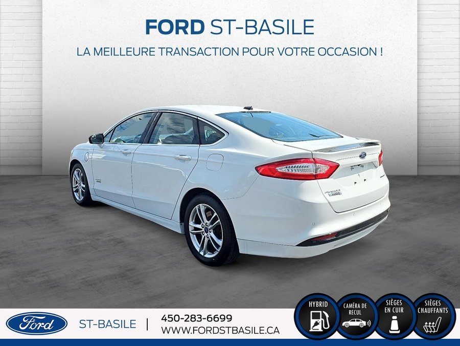 2015 Ford FUSION HYBRIDE 2015 White