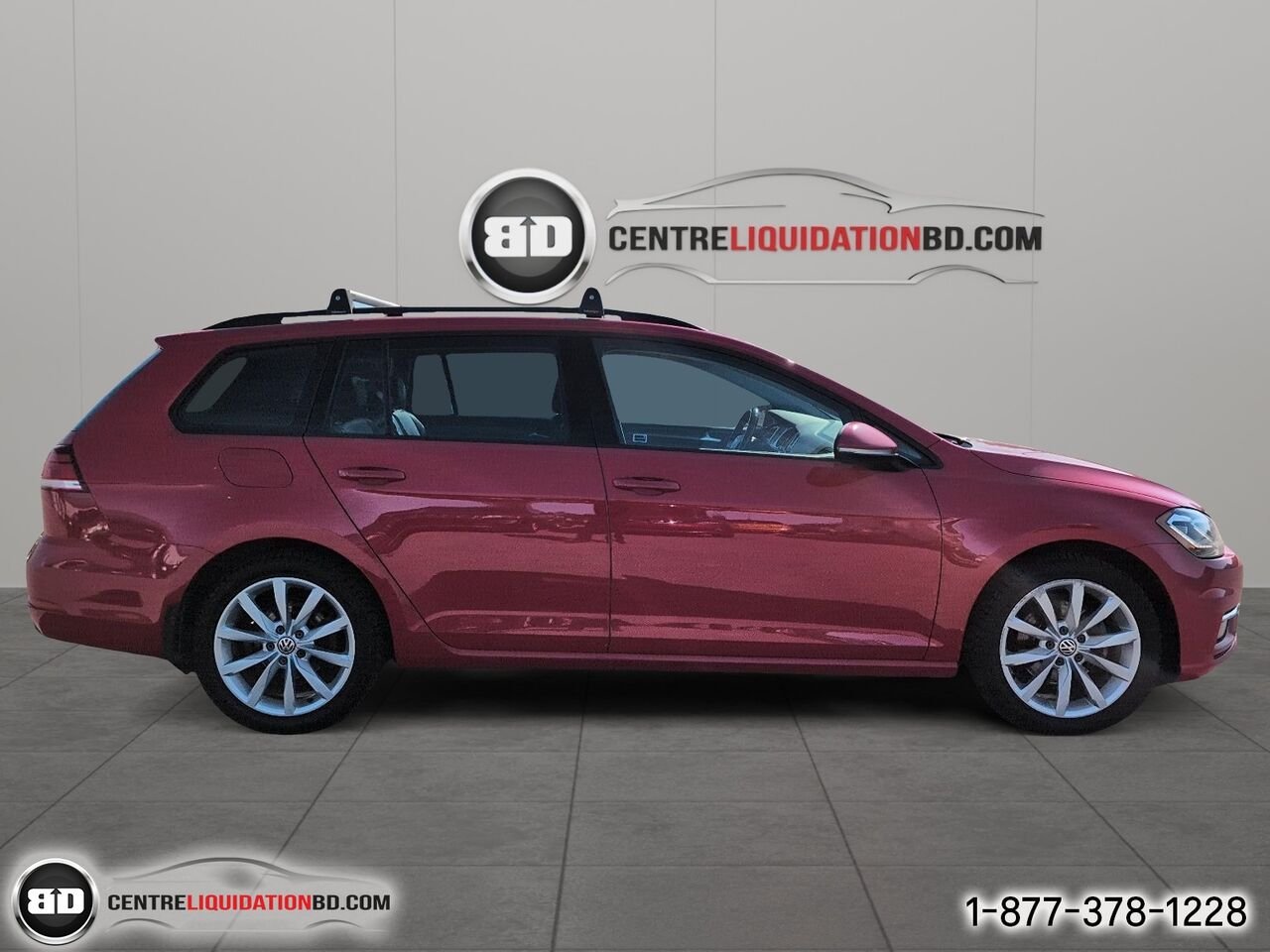 2018 Volkswagen Golf SportWagen Trendline DSG 4MOTION | BD0395 Red Granby - photo #3