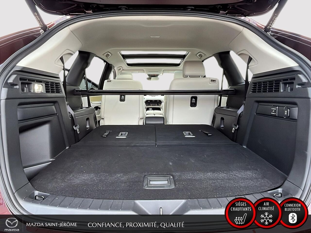 Mazda CX-90 hybride léger Signature | TOIT OUVRANT | CAMÉRA 360 | 2025 Rouge Saint-Jérôme - photo #25