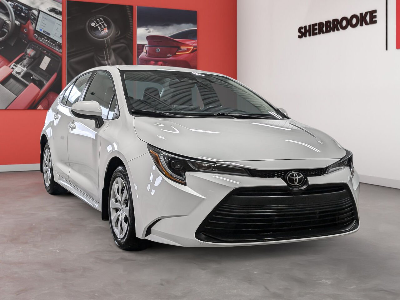 Toyota Corolla LE/SIÈGES CHAUFFANTS/CAMÉRA DE RECUL/BLUETOOTH/AC/ 2023 blanc Sherbrooke - photo #1