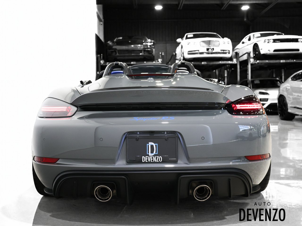 Porsche 718 Spyder 2025 Gris Saint-Eustache - photo #4