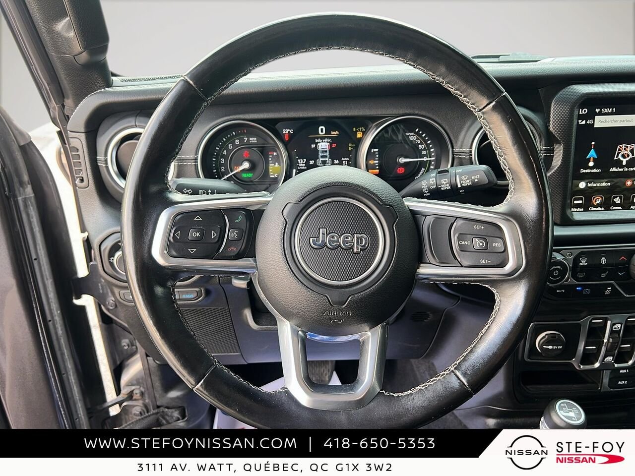 2022 Jeep Wrangler 4xe SAHARA UNLIMITED Grey Ste-Foy - photo #11