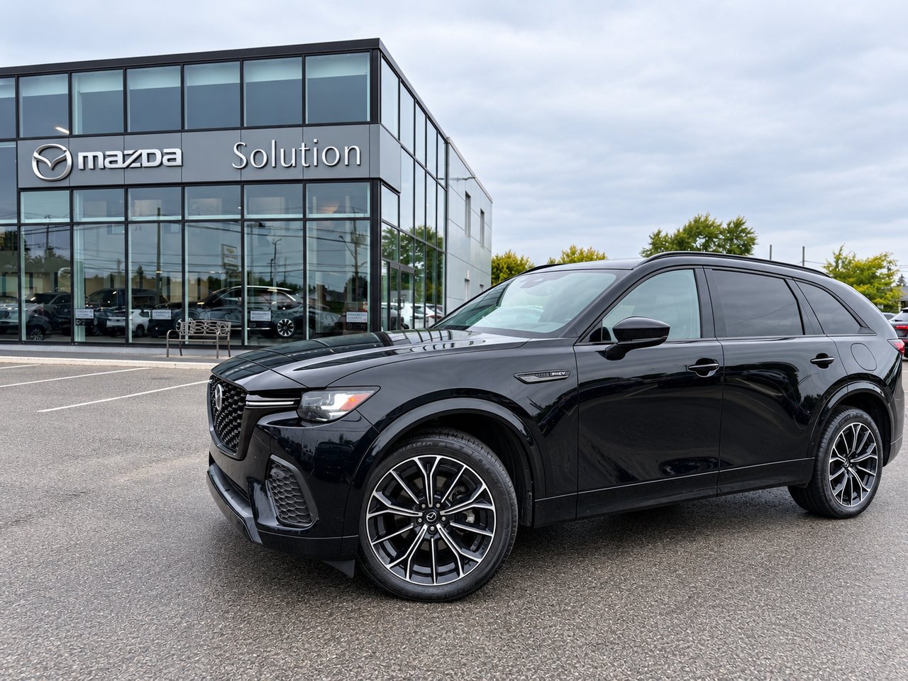 Mazda CX-70 hybride rechargeable GT 2025 Noir Châteauguay - photo #0