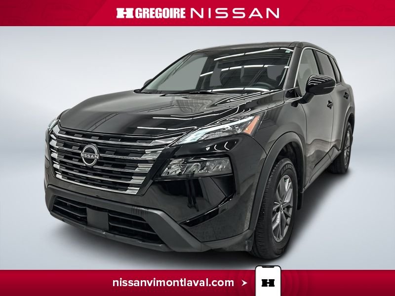 2024 Nissan Rogue S AWD CAMERA MAGS A PARTIR DE 2.99% Black