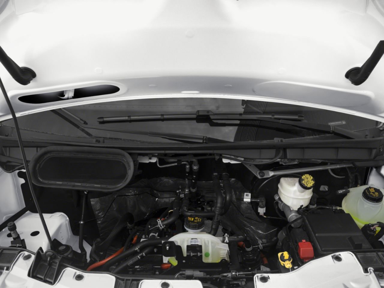 2025 Ford E-Transit Cargo Van Oxford White Rouyn-Noranda - photo #4