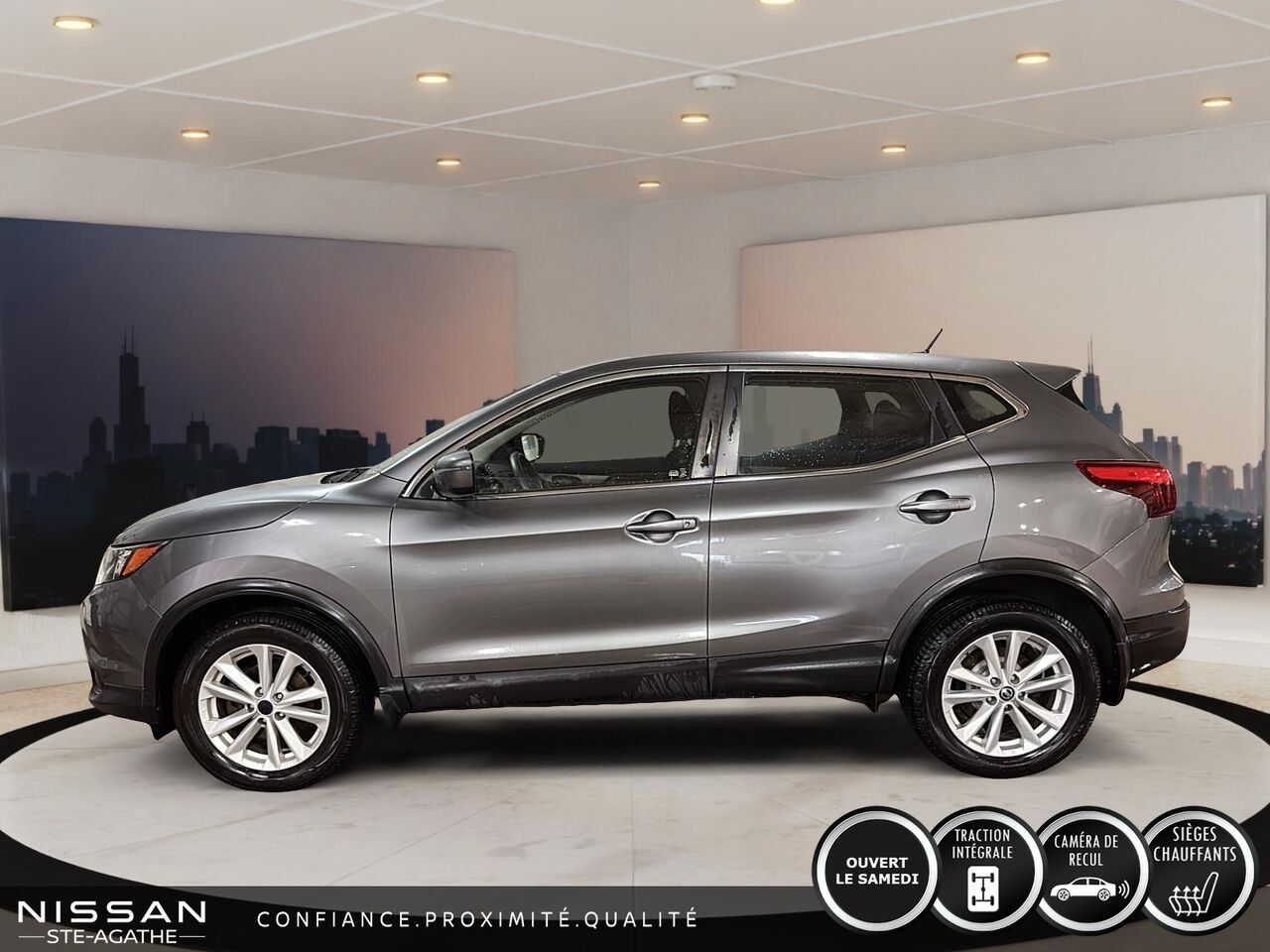 2019 Nissan Qashqai Grey Ste-Agathe des Monts - photo #5