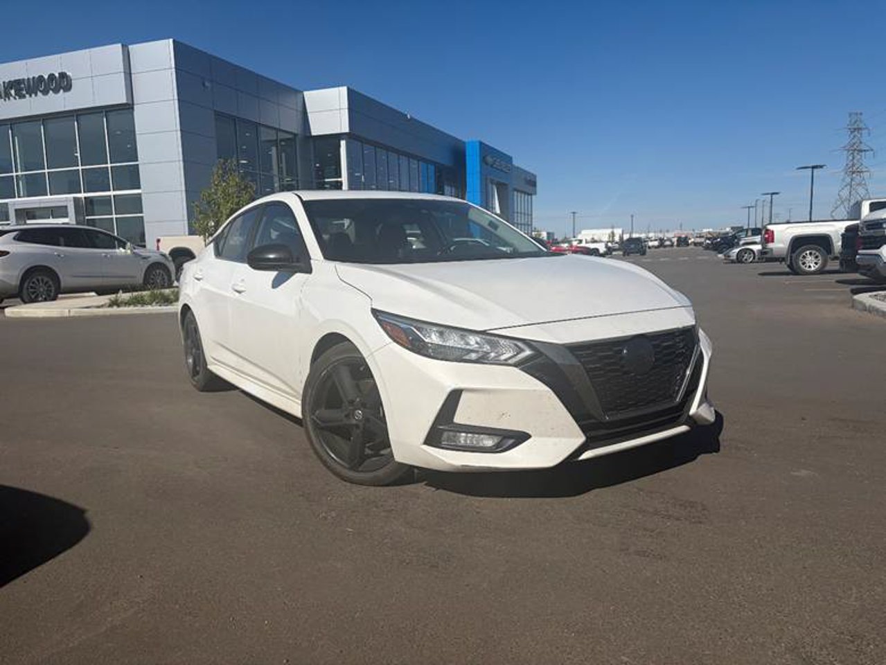2021 Nissan Sentra SR CVT White Sherwood Park - photo #1