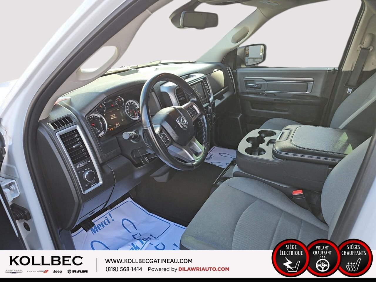 RAM 1500 SLT CrewCab 4x4 2022 Blanc Ottawa & Gatineau - photo #24