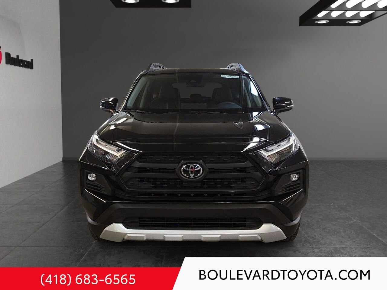 2024 Toyota RAV4 97734B-130 | TRAIL Midnight Black Metallic Québec - photo #1