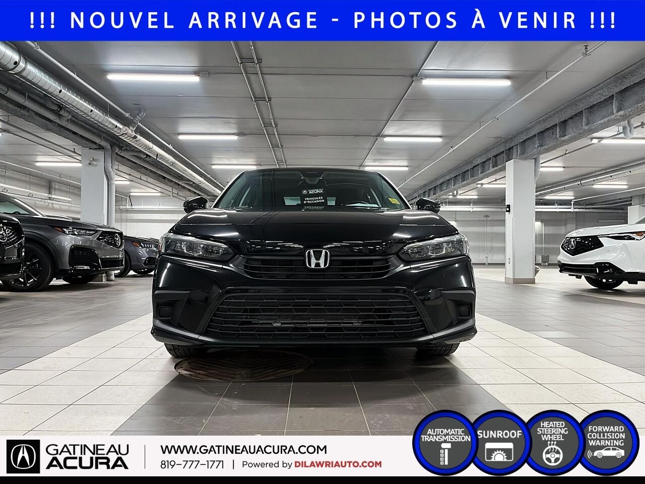 Honda Civic EX 2022 Noir Gatineau - photo #1