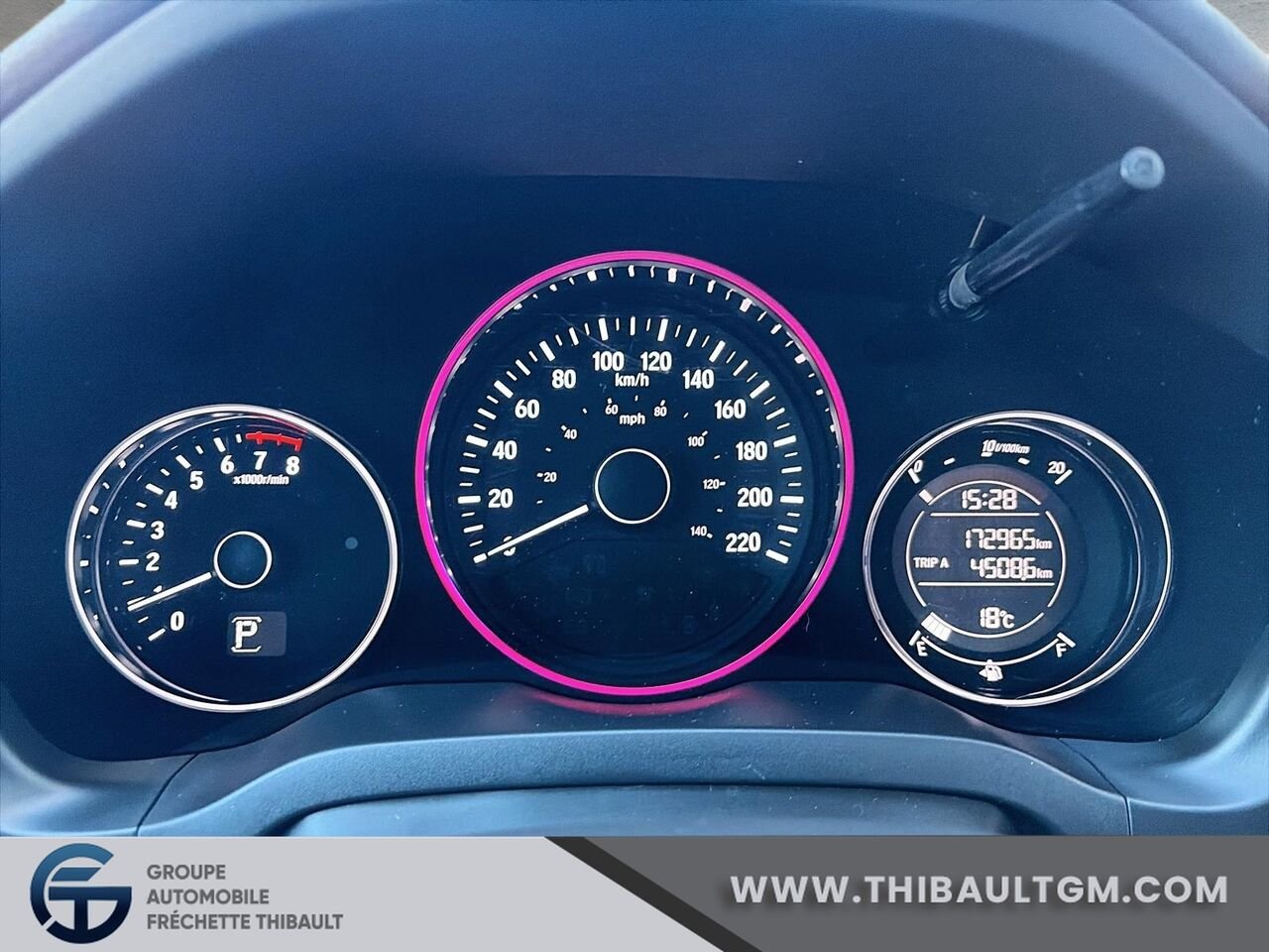 2016 HONDA HR-V EX EX 4 portes 4RM CVT 25U GRIS Montmagny - photo #12