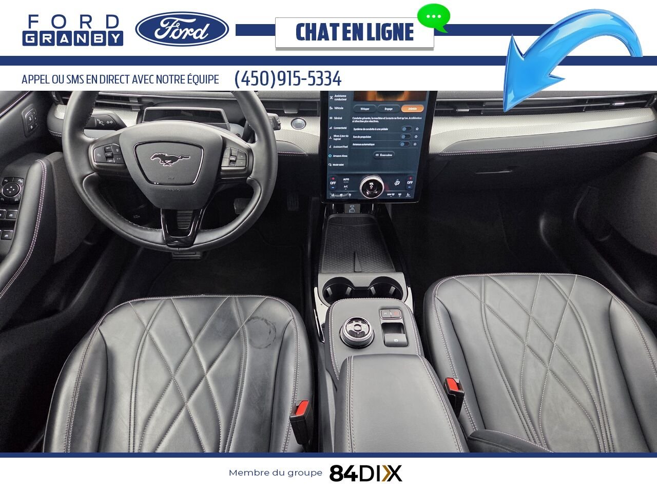 2022 Ford Mustang Mach-E White Granby - photo #12