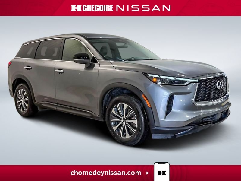 Infiniti QX60 PURE * AWD * Cuir * Toit * Volant Chauffants * 2024 Gris