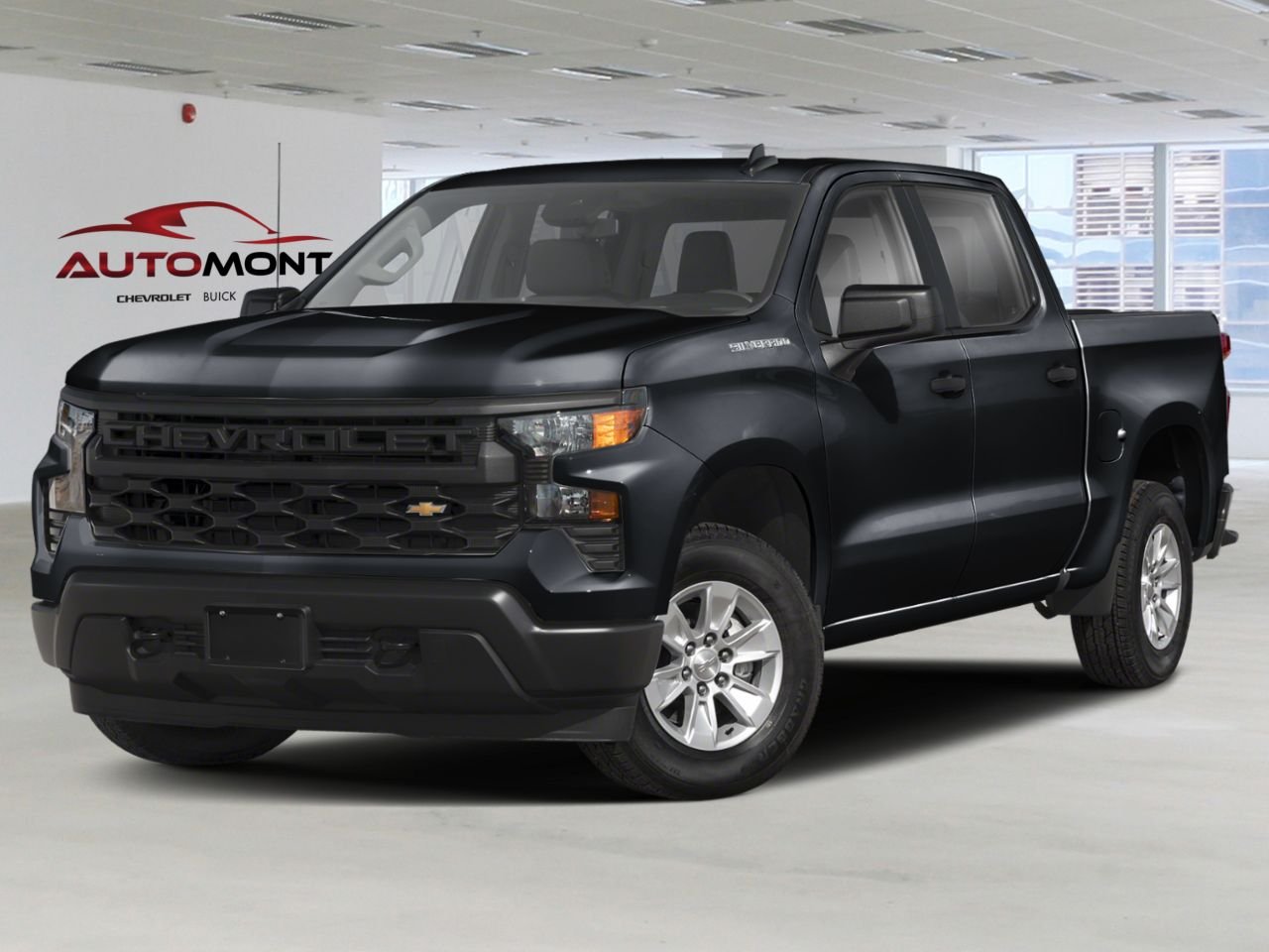 CHEVROLET Silverado 1500 K1500 SILVERADO CREW CAB CUSTOM STD/BOX (1CX) 2026 Noir Mont-Laurier - photo #0