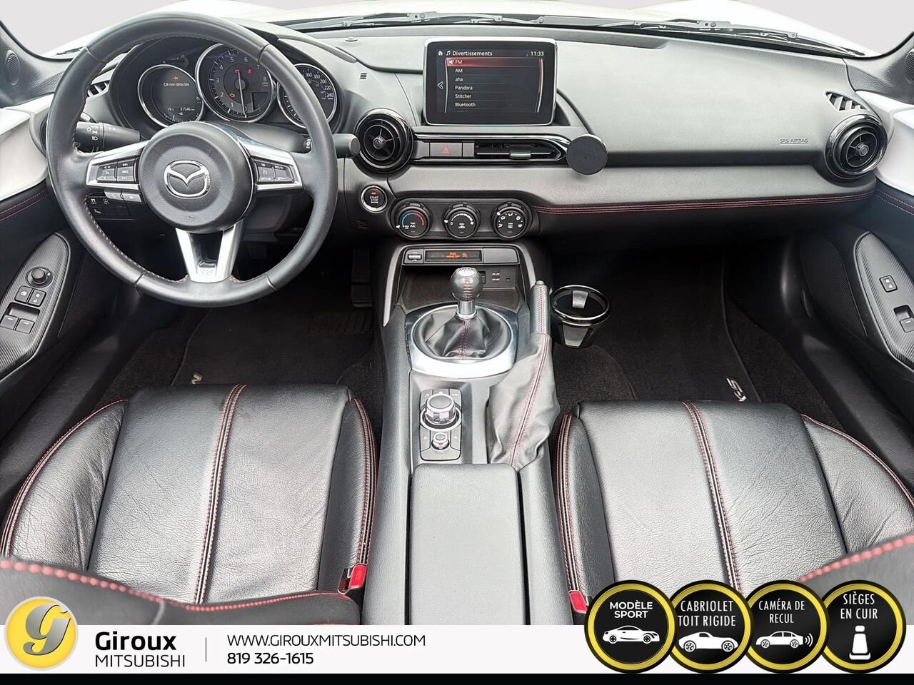 2017 Mazda MX-5 RF White Sainte-Agathe-des-Monts - photo #9