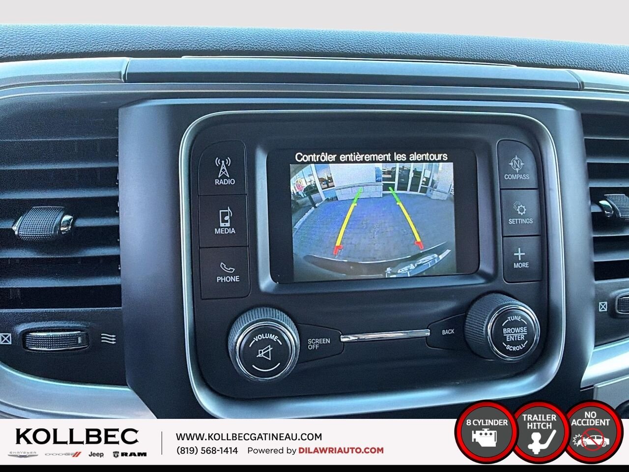 2016 RAM 1500 Big Horn Quad Cab 4x4 Grey Ottawa & Gatineau - photo #5