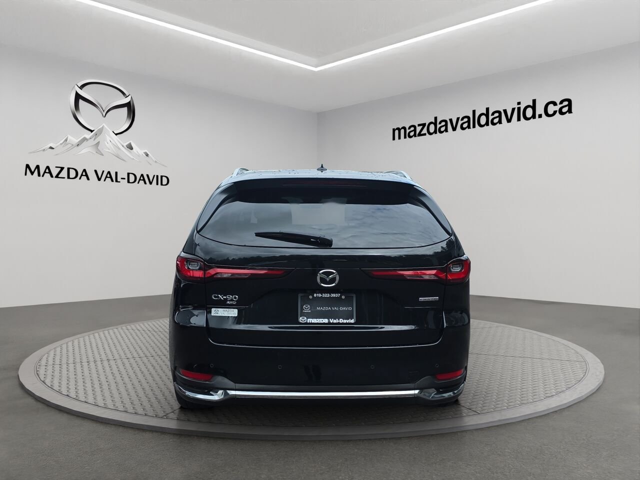 Mazda CX-90 hybride léger GT TI, 7PASSAGERS, SIEGE CHAUFFANTS AVANT ET ARRIÈRE, TOIT PANORAMIQUE 2025 Noir Val-David - photo #3