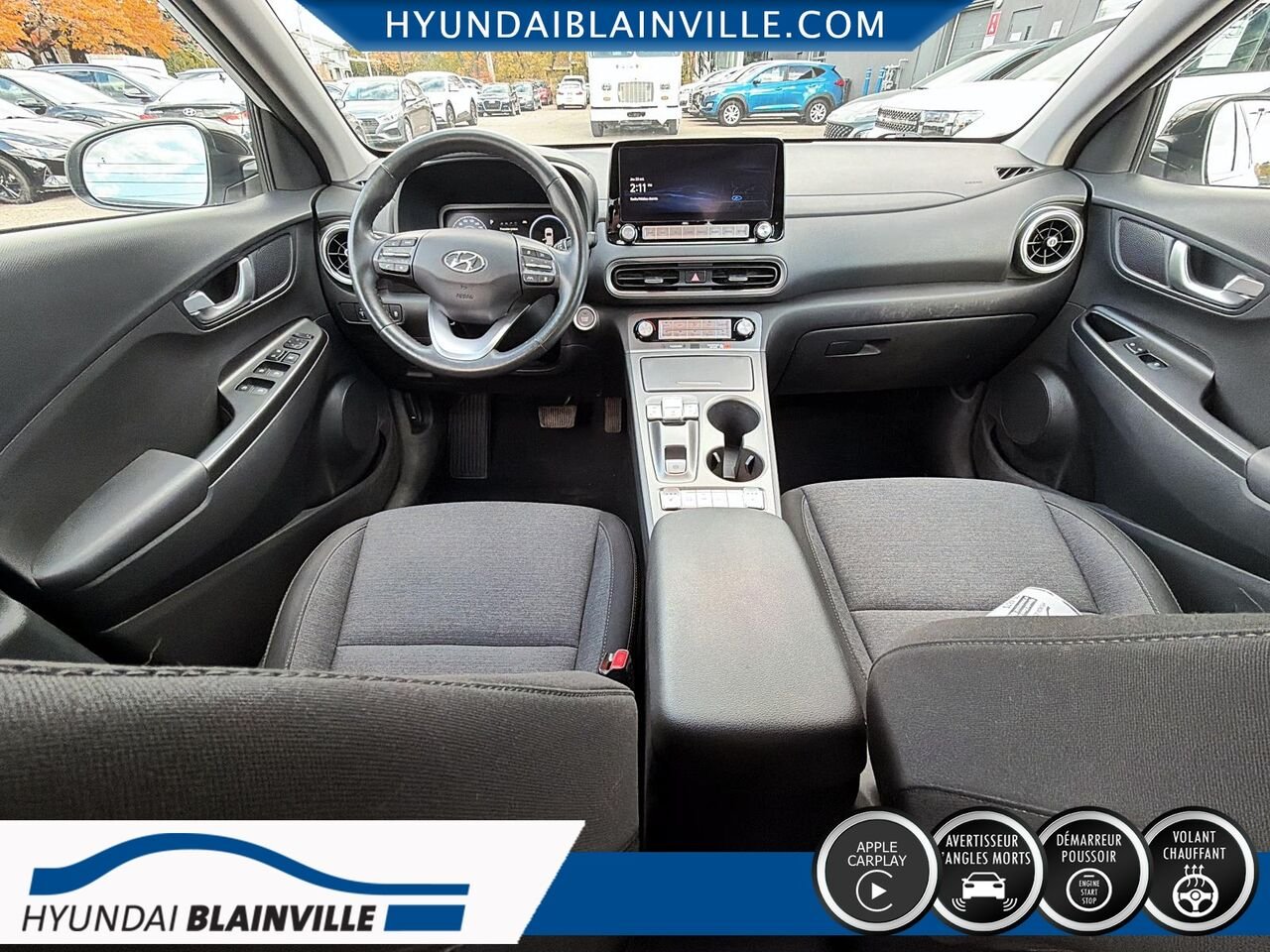 Hyundai Kona électrique 2023 Blanc Blainville - photo #20