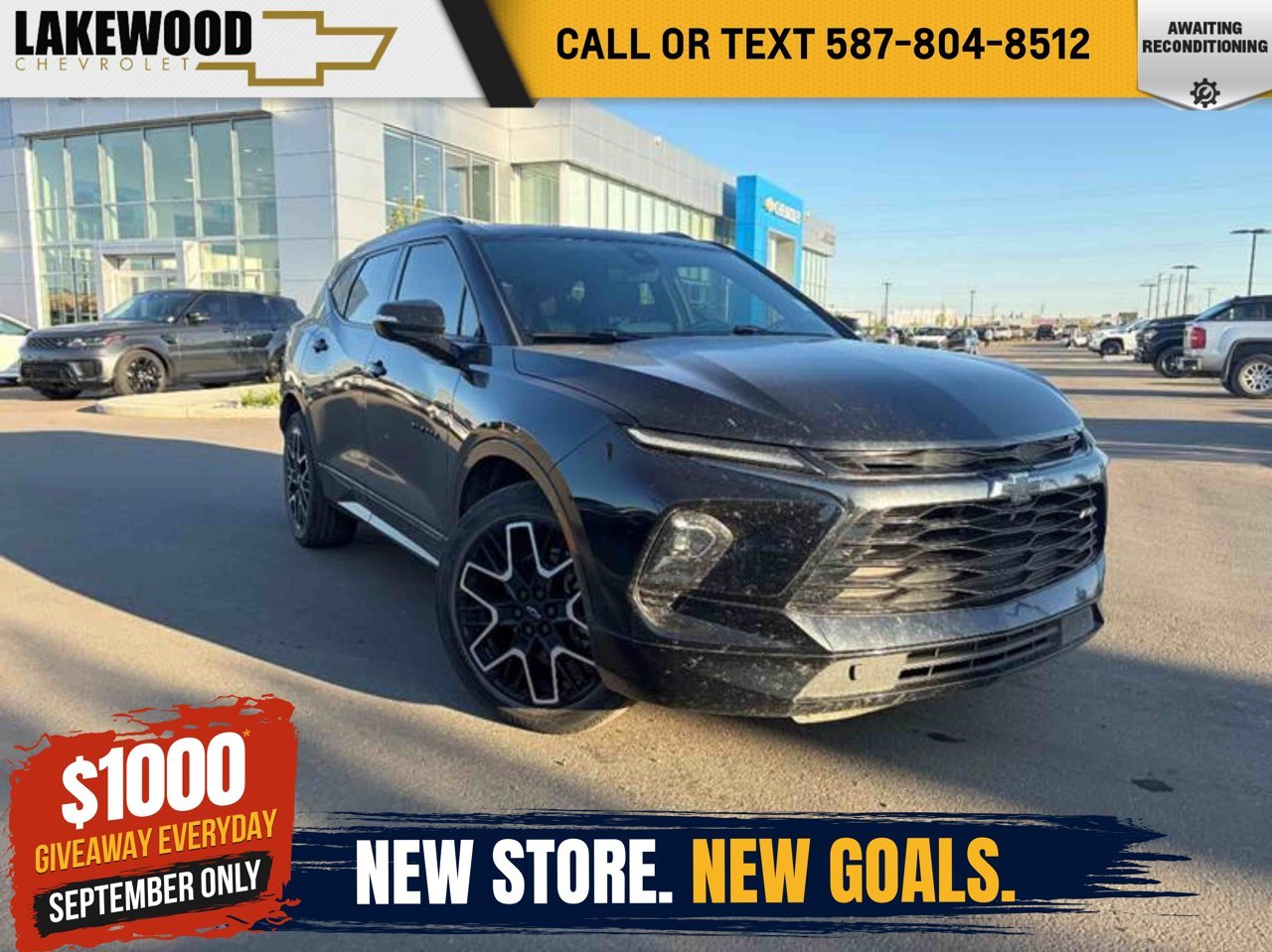 2023 Chevrolet Blazer AWD 4dr RS Black Sherwood Park - photo #0