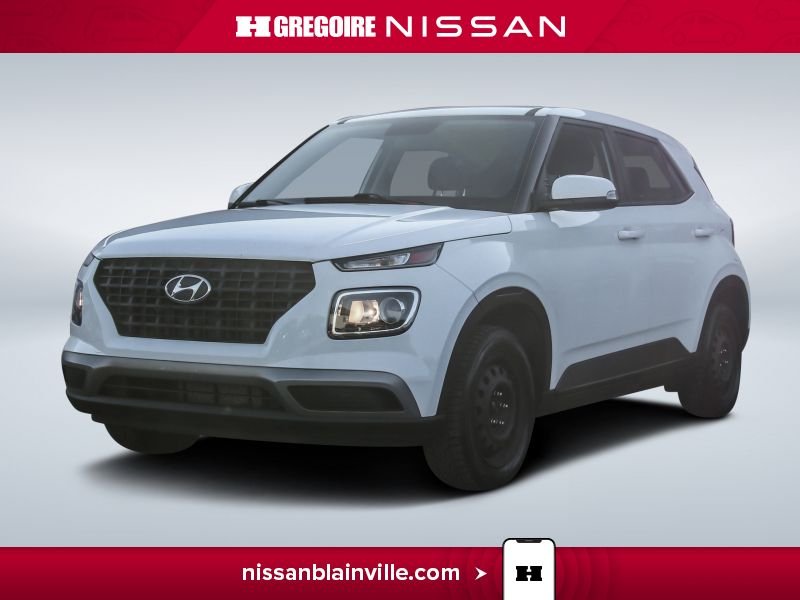 2021 Hyundai Venue Essential BANC CHAUFFANT AUCUN ACCIDENT BAS KILO White