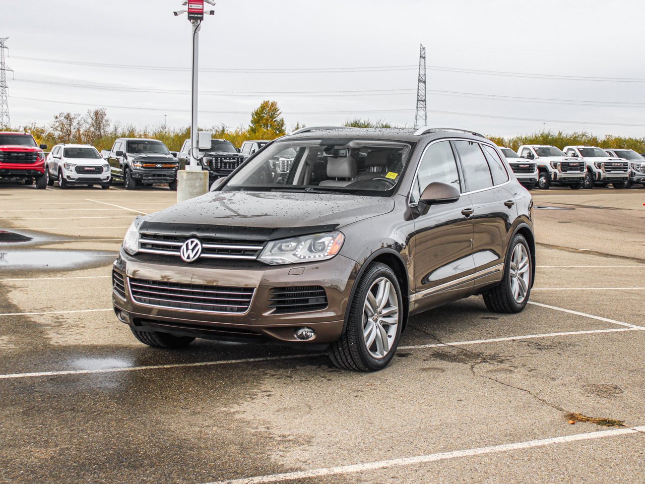 2014 Volkswagen Touareg 4dr TDI Execline Brown Sherwood Park - photo #3
