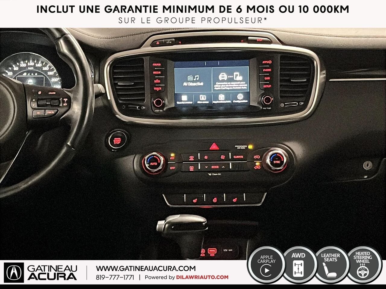 2018 Kia Sorento EX Turbo AWD Black Gatineau - photo #25