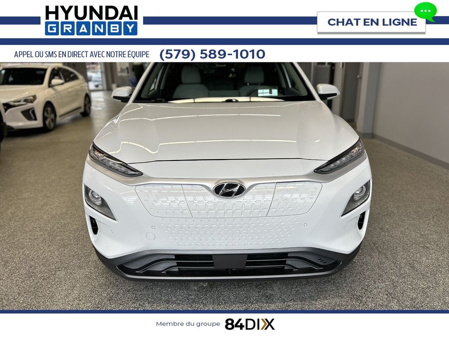 Hyundai Kona électrique Ultimate 2020 Blanc