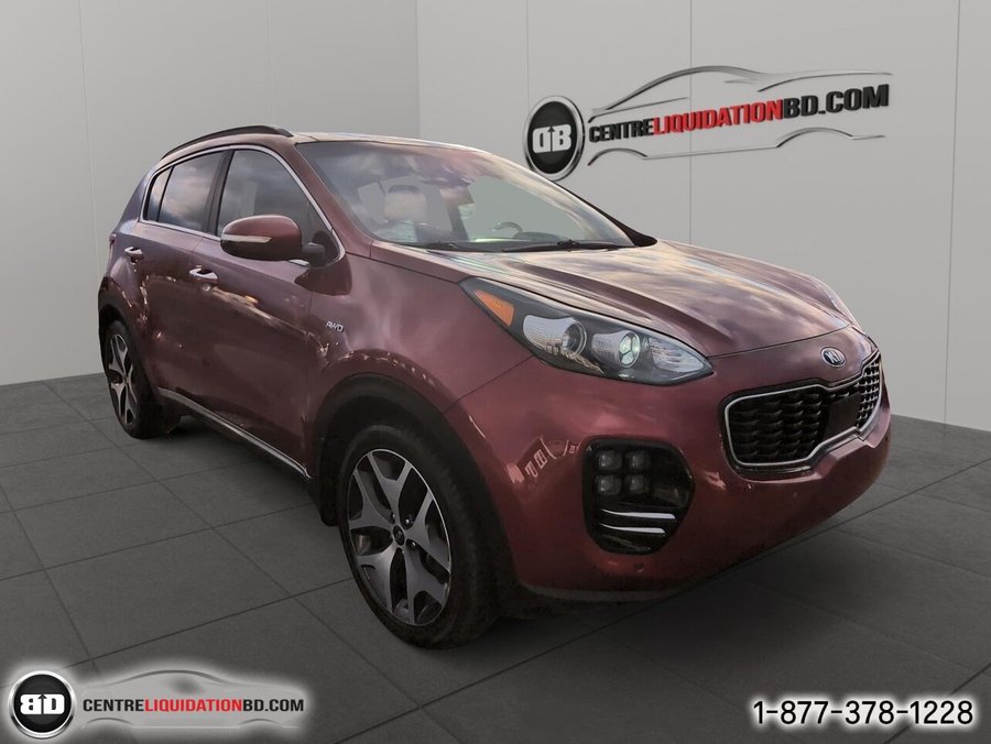 2018 Kia Sportage SX Turbo TI avec noir Red